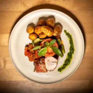 19 januari: Saltimbocca met geroosterde Krieltjes (v.a €8,50 per persoon)