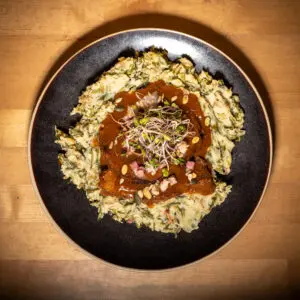 26 januari: Stamppot andijvie met nootjes en sukade (v.a €8,50 per persoon)