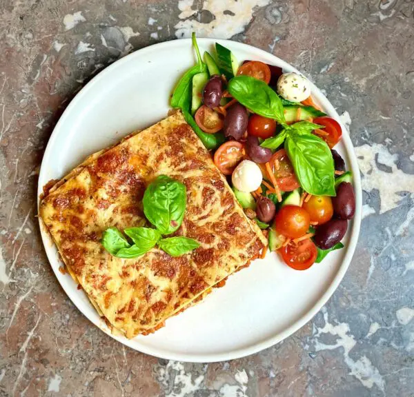 28 Januari: Vegetarische Lasagne met Andijvie uit onze eigen tuin! (v.a €7,50 per persoon)