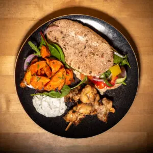 2 Februari: Kip Souvlaki met Luchtig pitabrood (v.a €8,50 per persoon) - UITVERKOCHT!!