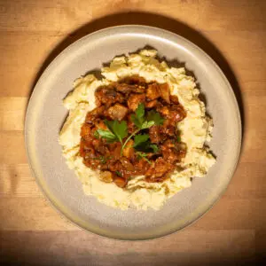 21 Juli: Coq sin vin met aardappelmousseline (v.a €8,95 per persoon) - UITVERKOCHT!!